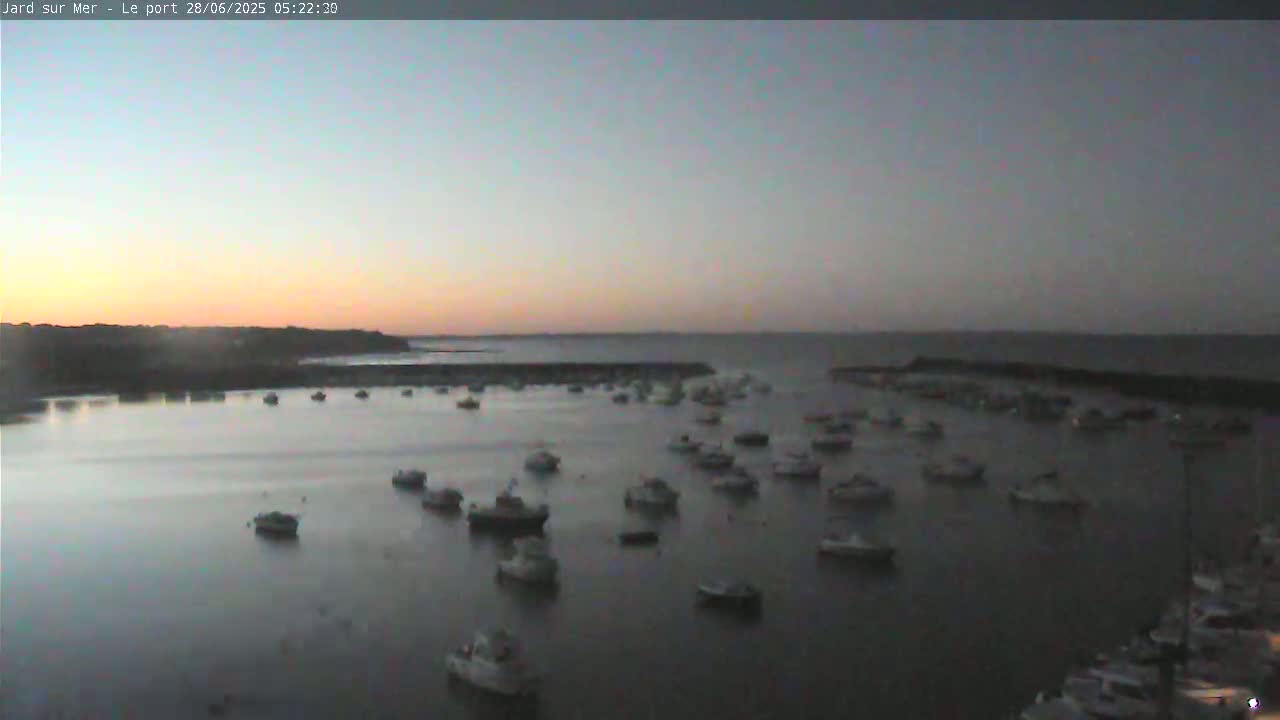 Port of Jard sur Mer & Marine Live Cam - Les Sables-d'Olonne, Vendée, Pays de la Loire, France