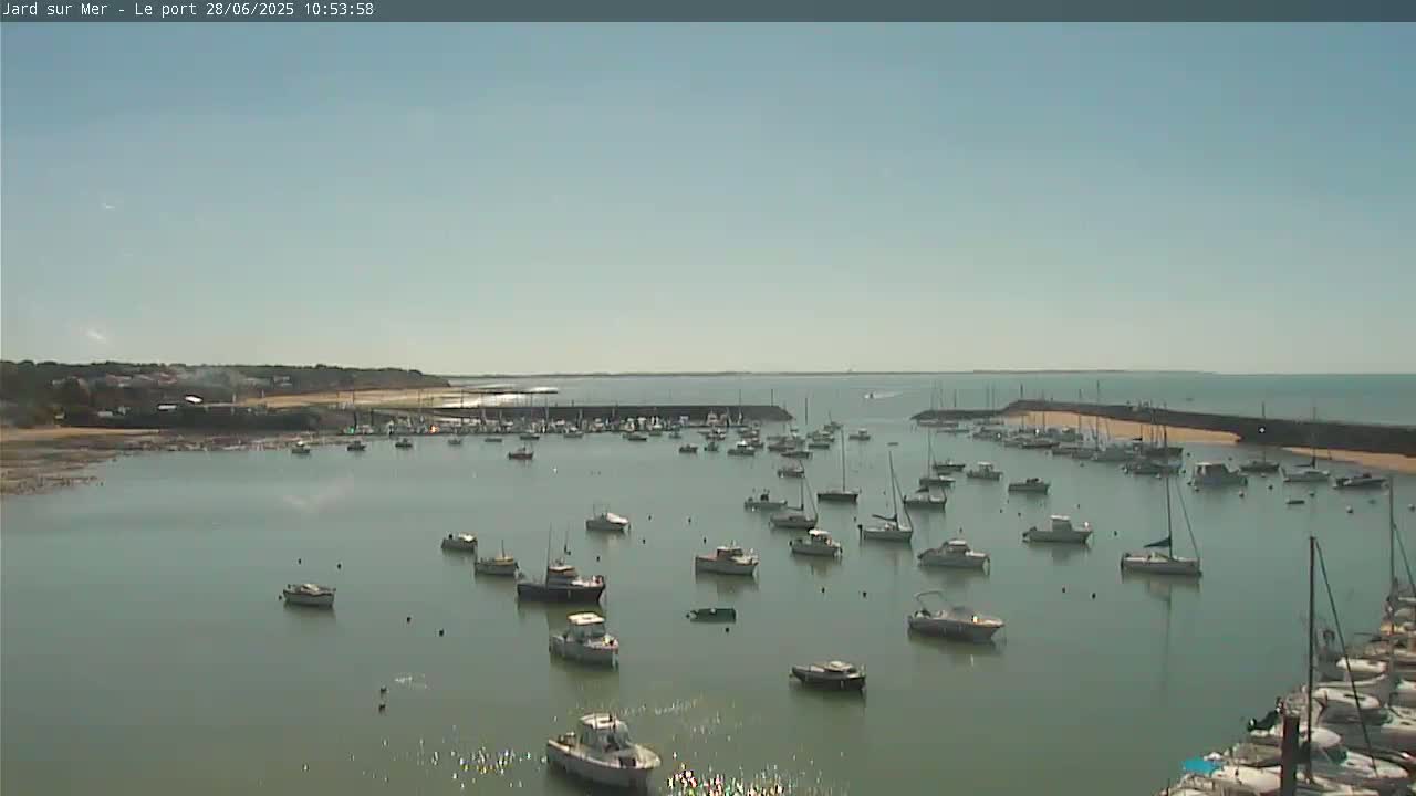 Port of Jard sur Mer & Marine Live Cam - Les Sables-d'Olonne, Vendée, Pays de la Loire, France