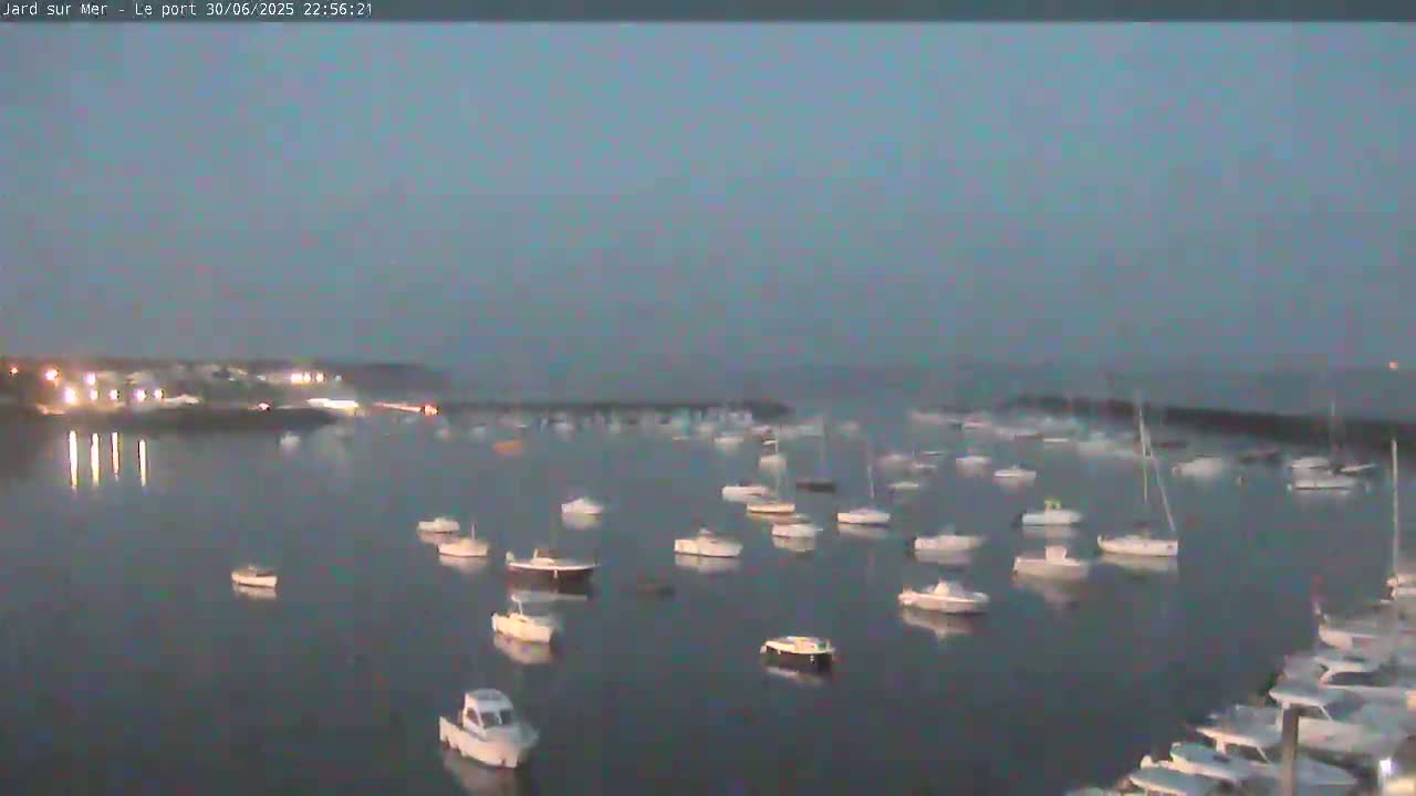 Port of Jard sur Mer & Marine Live Cam - Les Sables-d'Olonne, Vendée, Pays de la Loire, France
