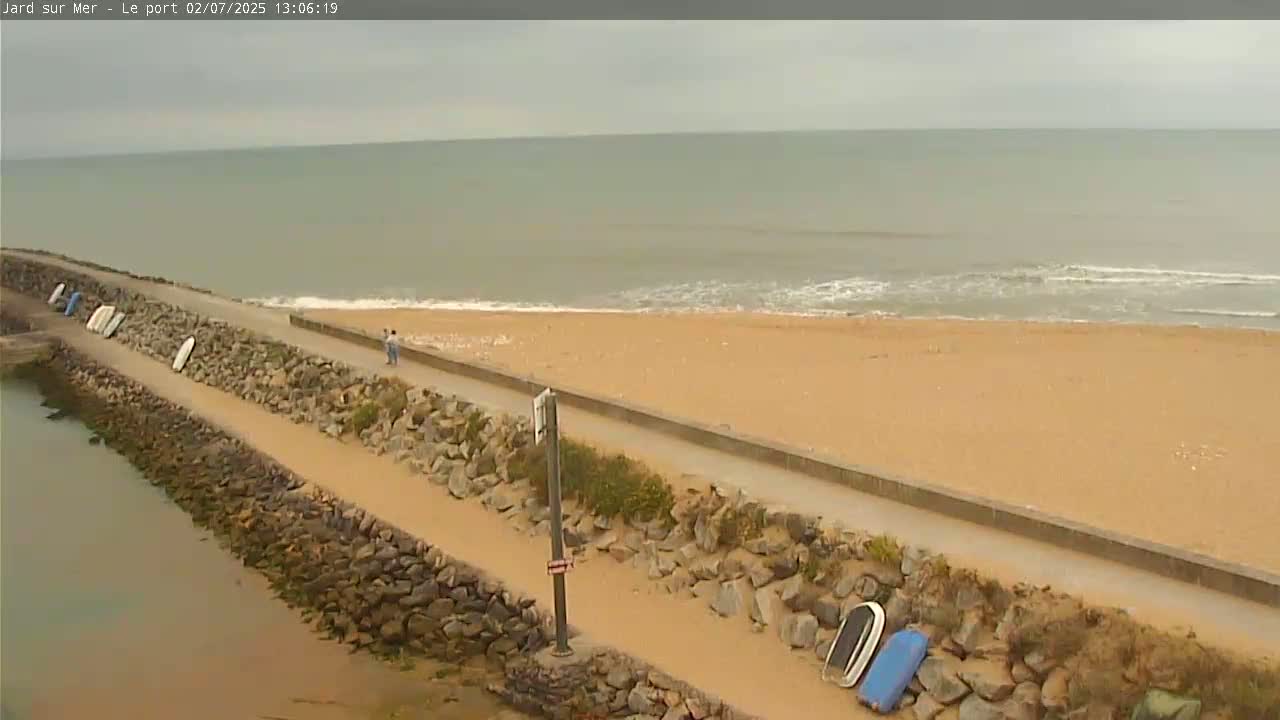 Port of Jard sur Mer & Marine Live Cam - Les Sables-d'Olonne, Vendée, Pays de la Loire, France