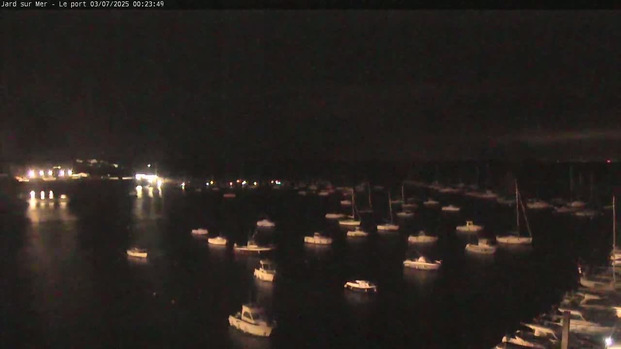 Port of Jard sur Mer & Marine Live Cam - Les Sables-d'Olonne, Vendée, Pays de la Loire, France