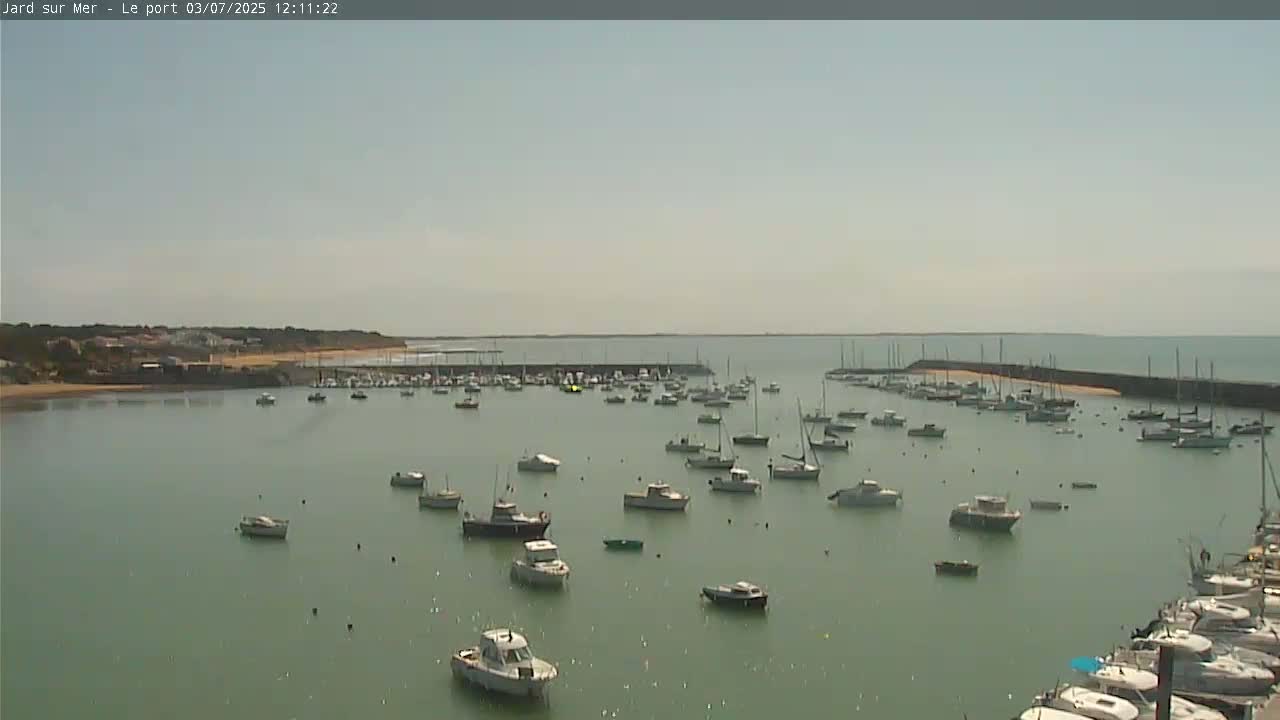 Port of Jard sur Mer & Marine Live Cam - Les Sables-d'Olonne, Vendée, Pays de la Loire, France