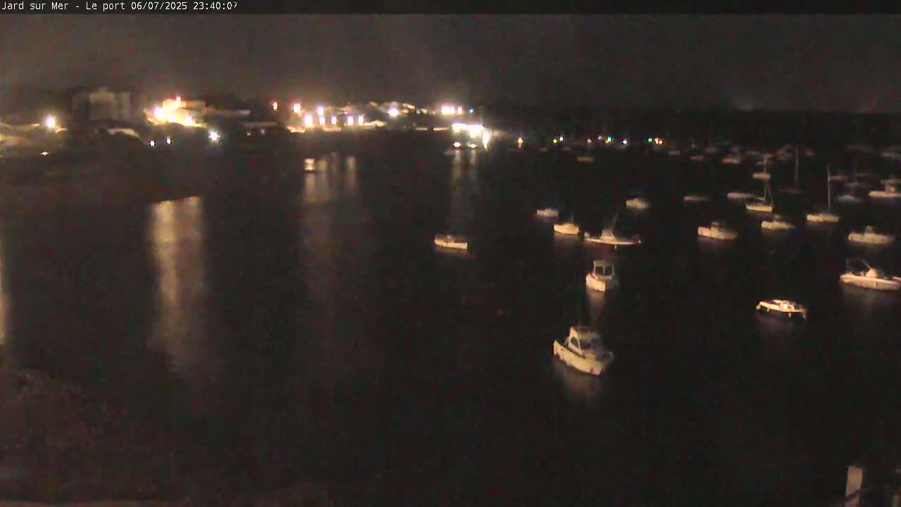 Port of Jard sur Mer & Marine Live Cam - Les Sables-d'Olonne, Vendée, Pays de la Loire, France