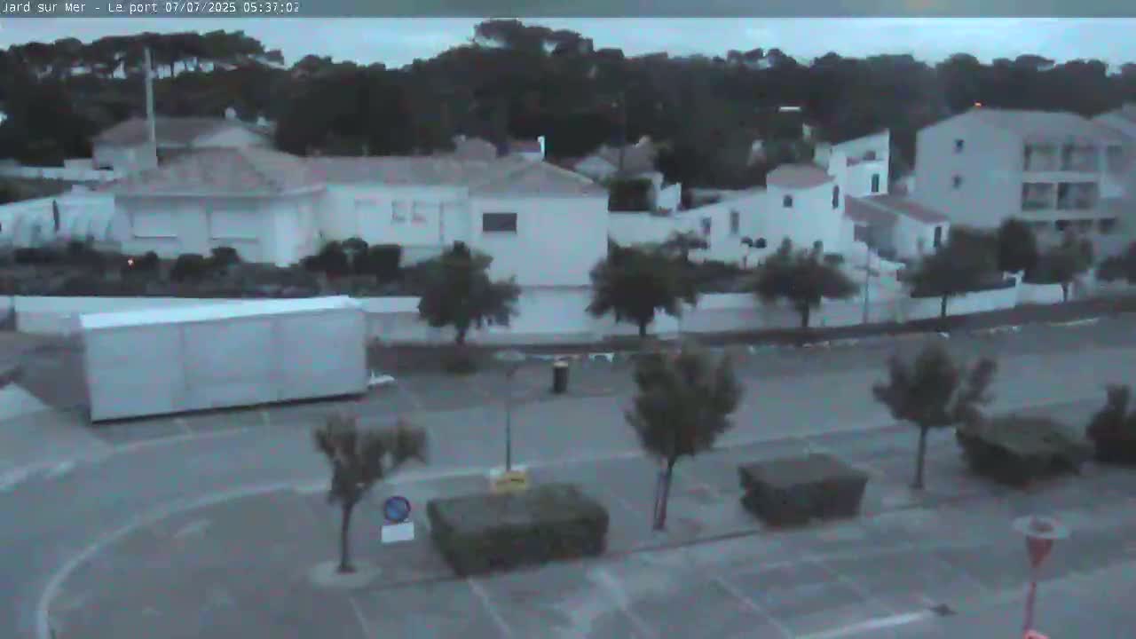 Port of Jard sur Mer & Marine Live Cam - Les Sables-d'Olonne, Vendée, Pays de la Loire, France