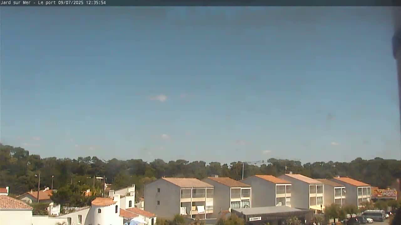 Port of Jard sur Mer & Marine Live Cam - Les Sables-d'Olonne, Vendée, Pays de la Loire, France