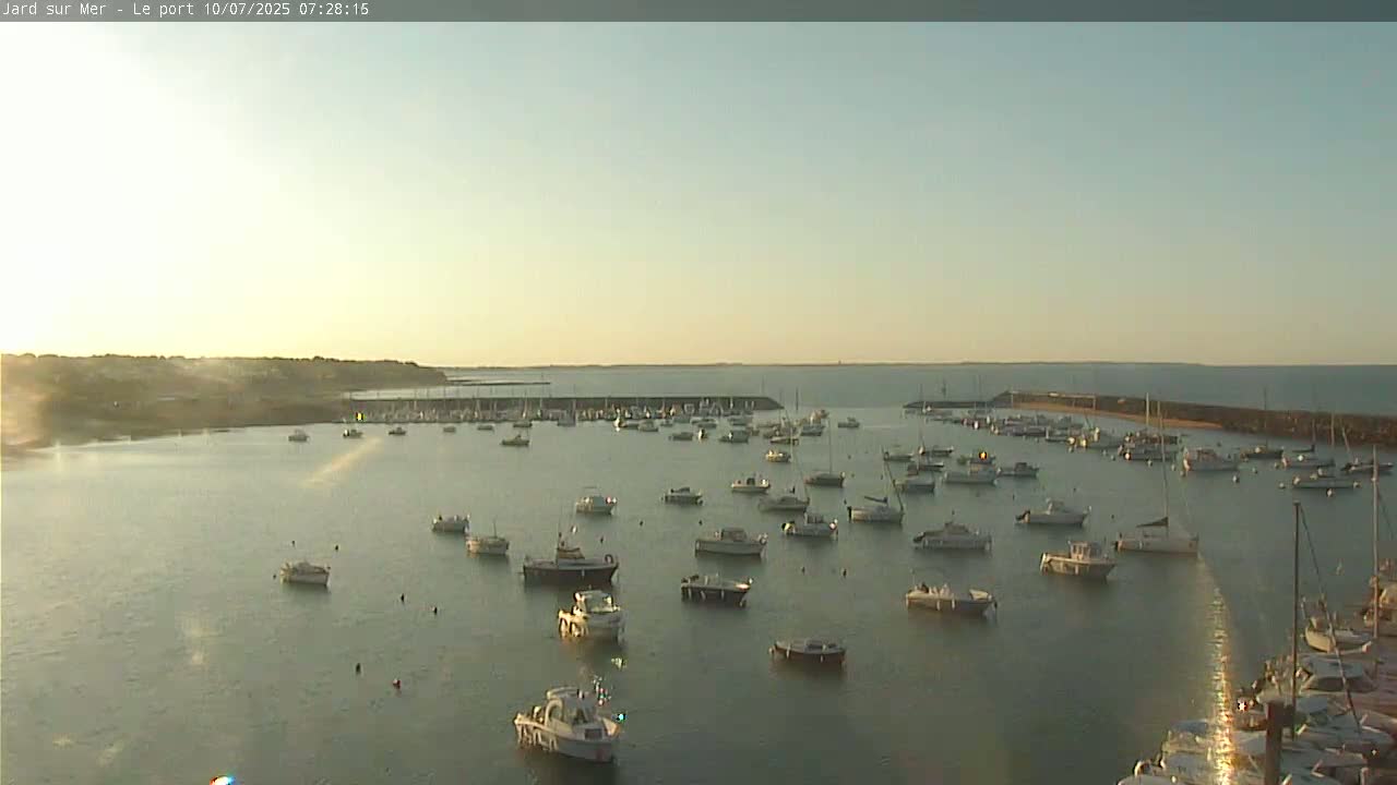 Port of Jard sur Mer & Marine Live Cam - Les Sables-d'Olonne, Vendée, Pays de la Loire, France