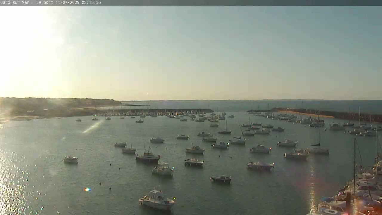 Port of Jard sur Mer & Marine Live Cam - Les Sables-d'Olonne, Vendée, Pays de la Loire, France