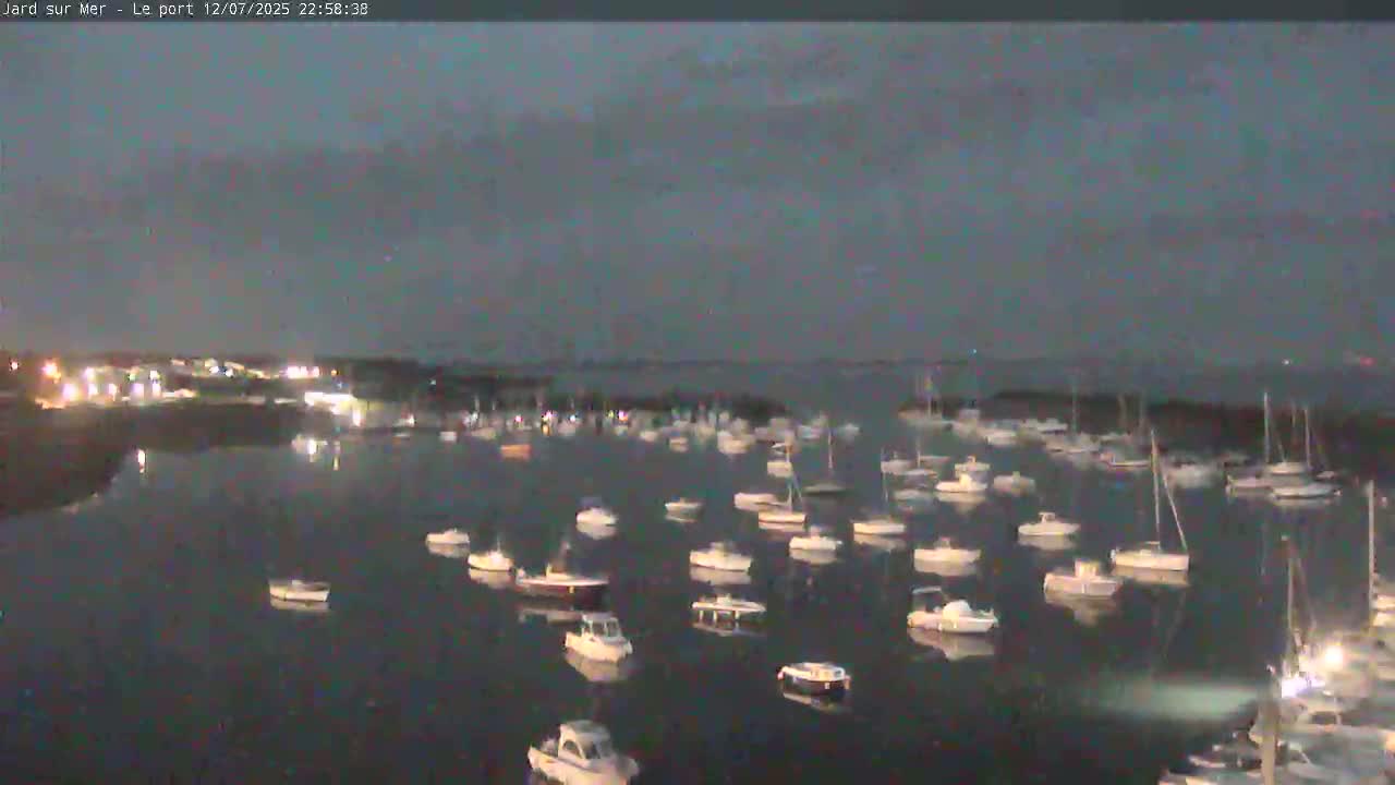 Port of Jard sur Mer & Marine Live Cam - Les Sables-d'Olonne, Vendée, Pays de la Loire, France