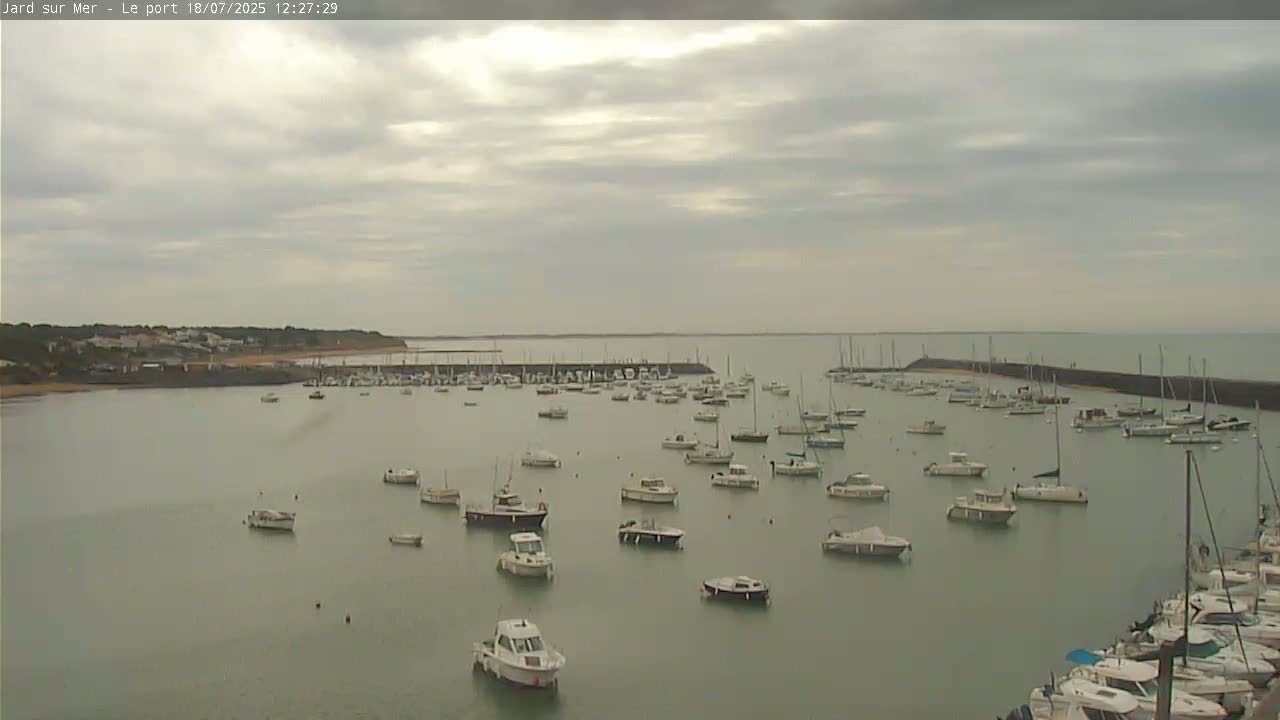 Port of Jard sur Mer & Marine Live Cam - Les Sables-d'Olonne, Vendée, Pays de la Loire, France