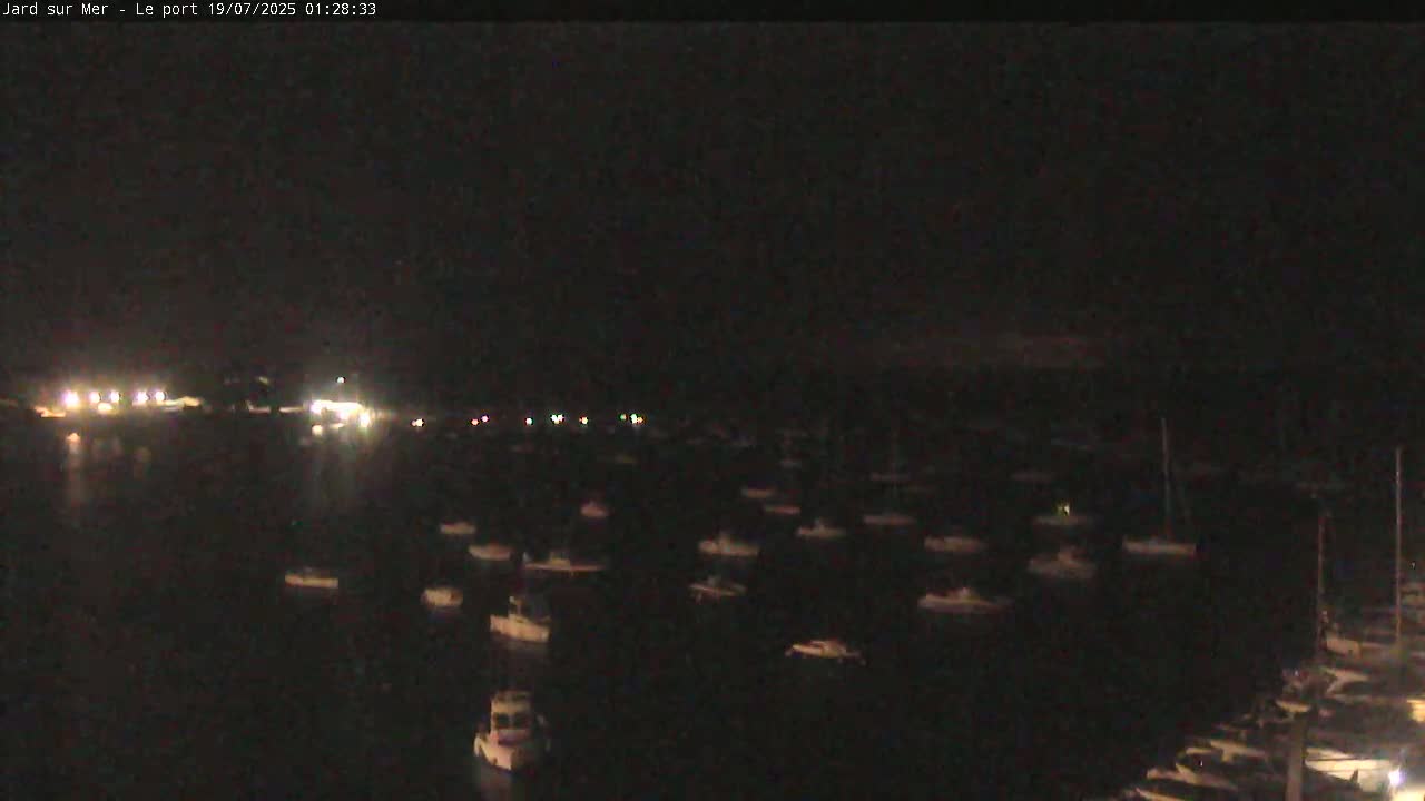 Port of Jard sur Mer & Marine Live Cam - Les Sables-d'Olonne, Vendée, Pays de la Loire, France