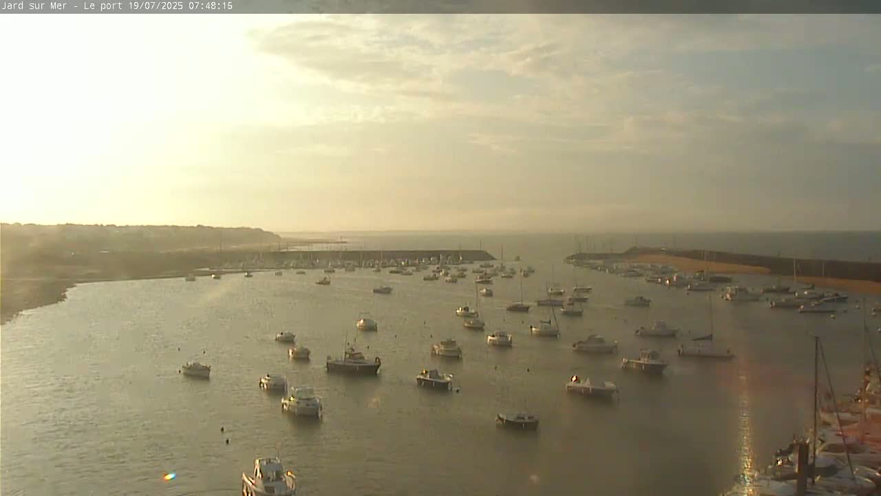 Port of Jard sur Mer & Marine Live Cam - Les Sables-d'Olonne, Vendée, Pays de la Loire, France