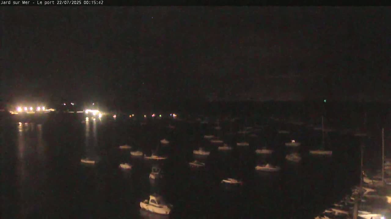Port of Jard sur Mer & Marine Live Cam - Les Sables-d'Olonne, Vendée, Pays de la Loire, France