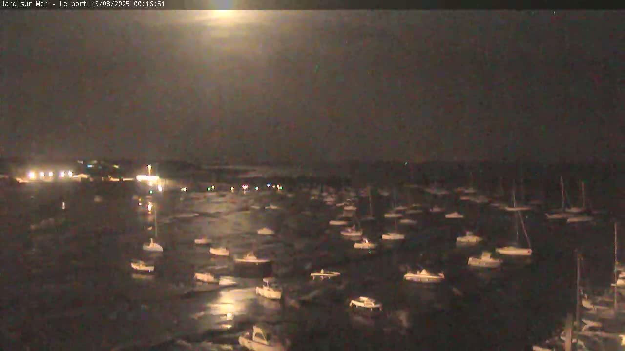 Port of Jard sur Mer & Marine Live Cam - Les Sables-d'Olonne, Vendée, Pays de la Loire, France