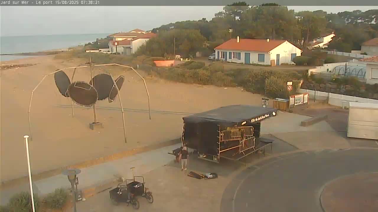 Port of Jard sur Mer & Marine Live Cam - Les Sables-d'Olonne, Vendée, Pays de la Loire, France