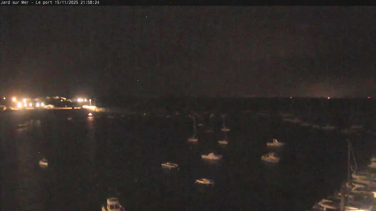 Port of Jard sur Mer & Marine Live Cam - Les Sables-d'Olonne, Vendée, Pays de la Loire, France