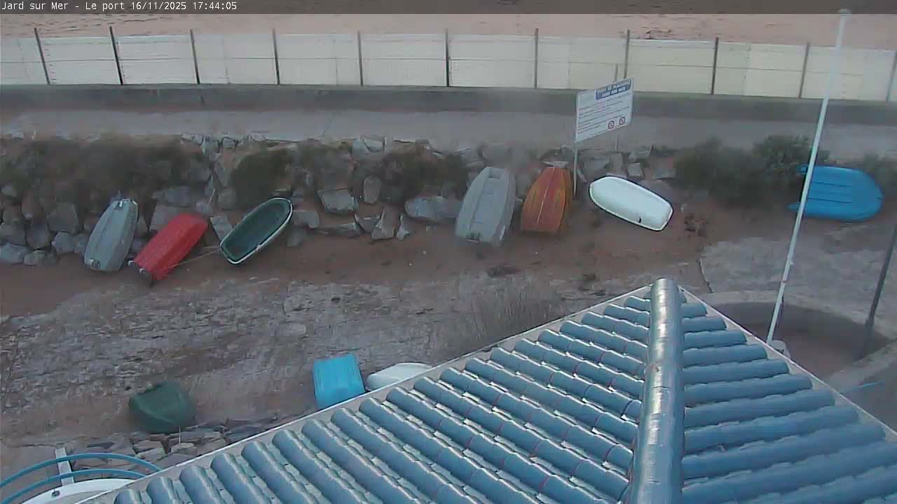 Port of Jard sur Mer & Marine Live Cam - Les Sables-d'Olonne, Vendée, Pays de la Loire, France