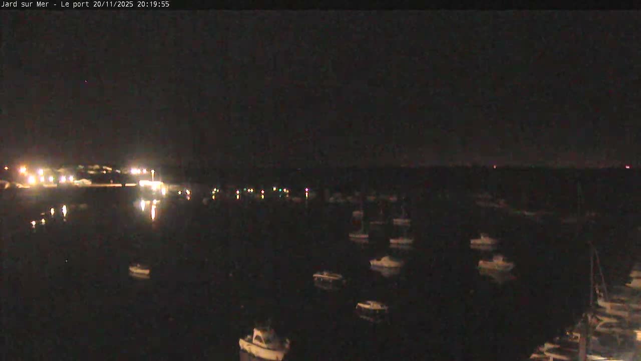 Port of Jard sur Mer & Marine Live Cam - Les Sables-d'Olonne, Vendée, Pays de la Loire, France
