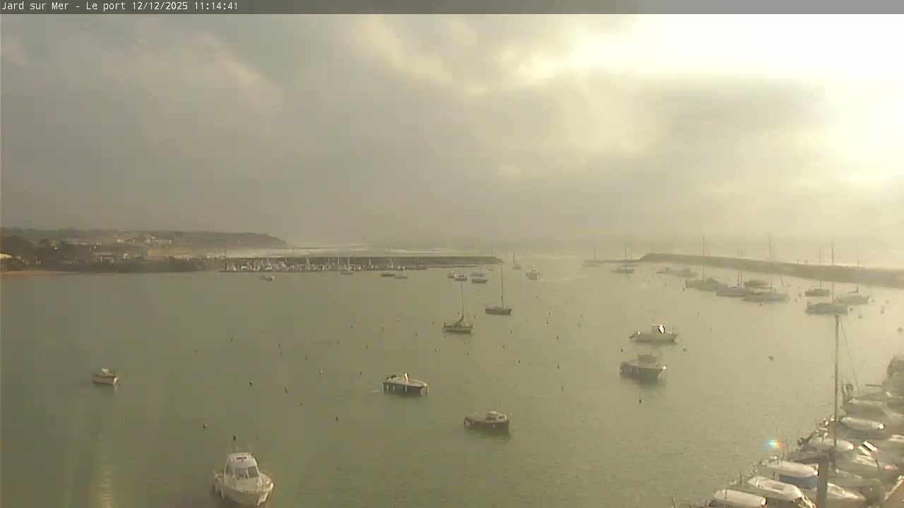 Port of Jard sur Mer & Marine Live Cam - Les Sables-d'Olonne, Vendée, Pays de la Loire, France