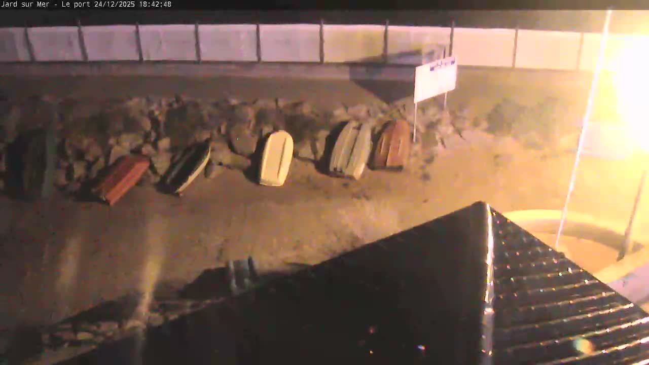 Port of Jard sur Mer & Marine Live Cam - Les Sables-d'Olonne, Vendée, Pays de la Loire, France