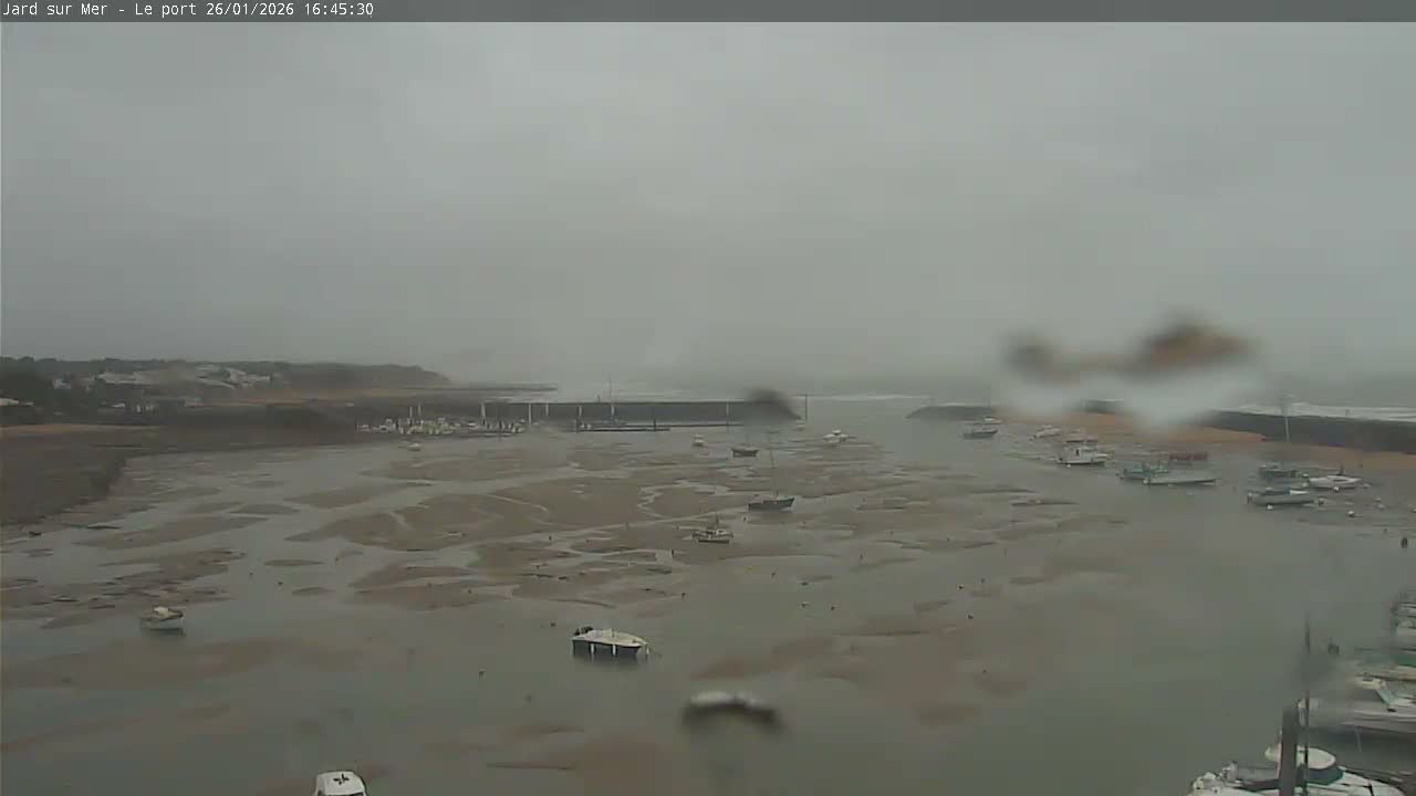 Port of Jard sur Mer & Marine Live Cam - Les Sables-d'Olonne, Vendée, Pays de la Loire, France