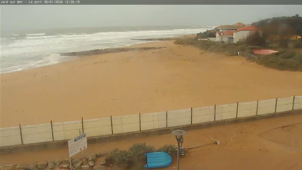Port of Jard sur Mer & Marine Live Cam - Les Sables-d'Olonne, Vendée, Pays de la Loire, France