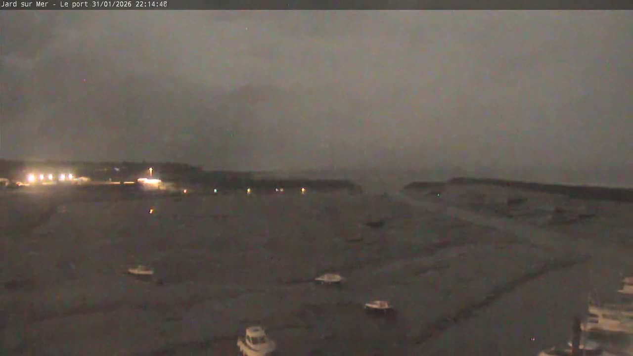 Port of Jard sur Mer & Marine Live Cam - Les Sables-d'Olonne, Vendée, Pays de la Loire, France
