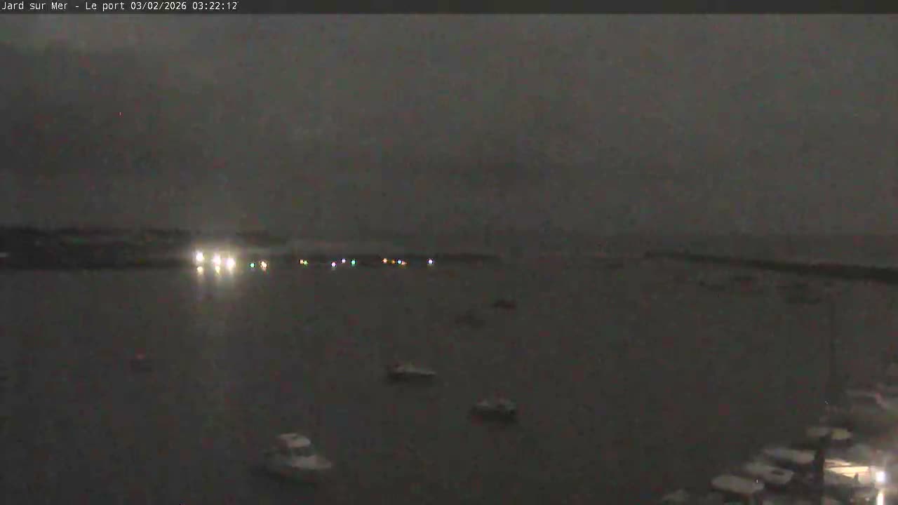 Port of Jard sur Mer & Marine Live Cam - Les Sables-d'Olonne, Vendée, Pays de la Loire, France