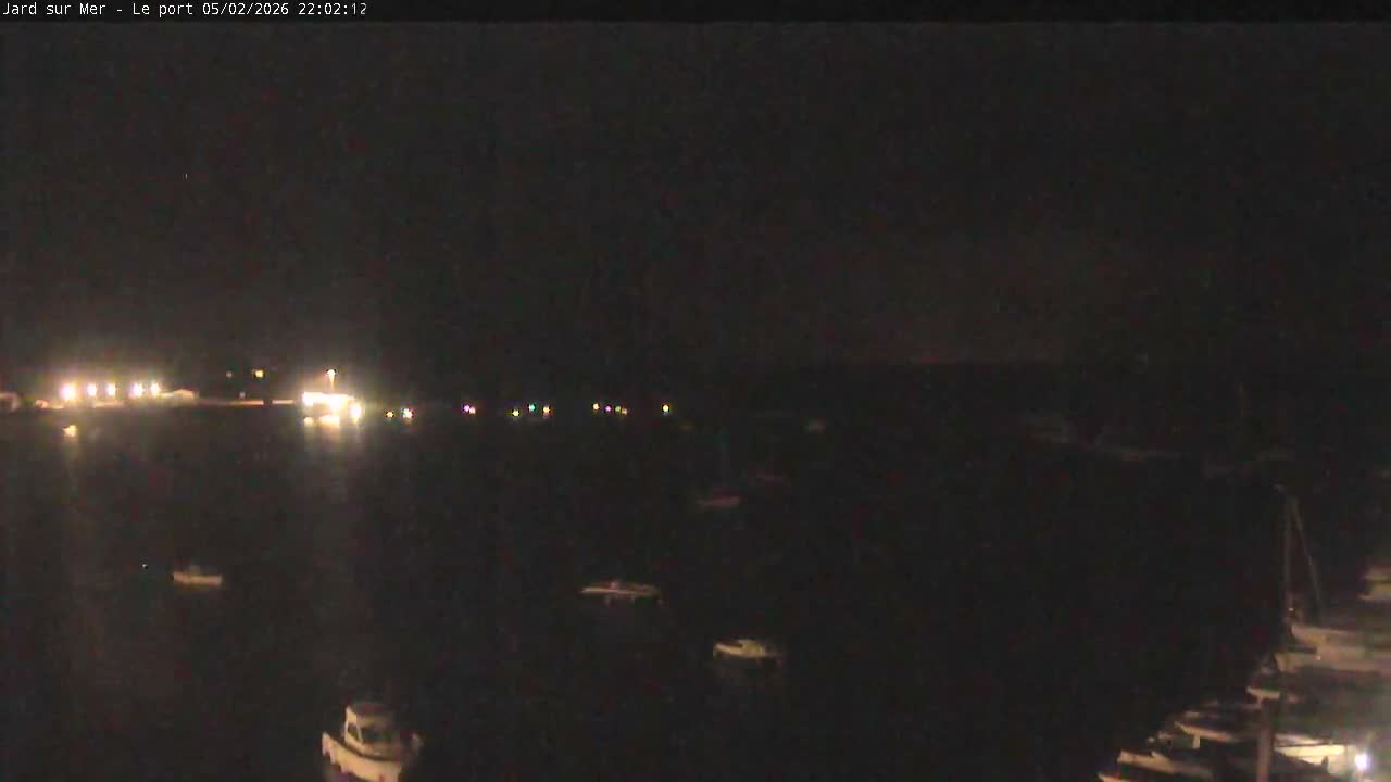 Port of Jard sur Mer & Marine Live Cam - Les Sables-d'Olonne, Vendée, Pays de la Loire, France