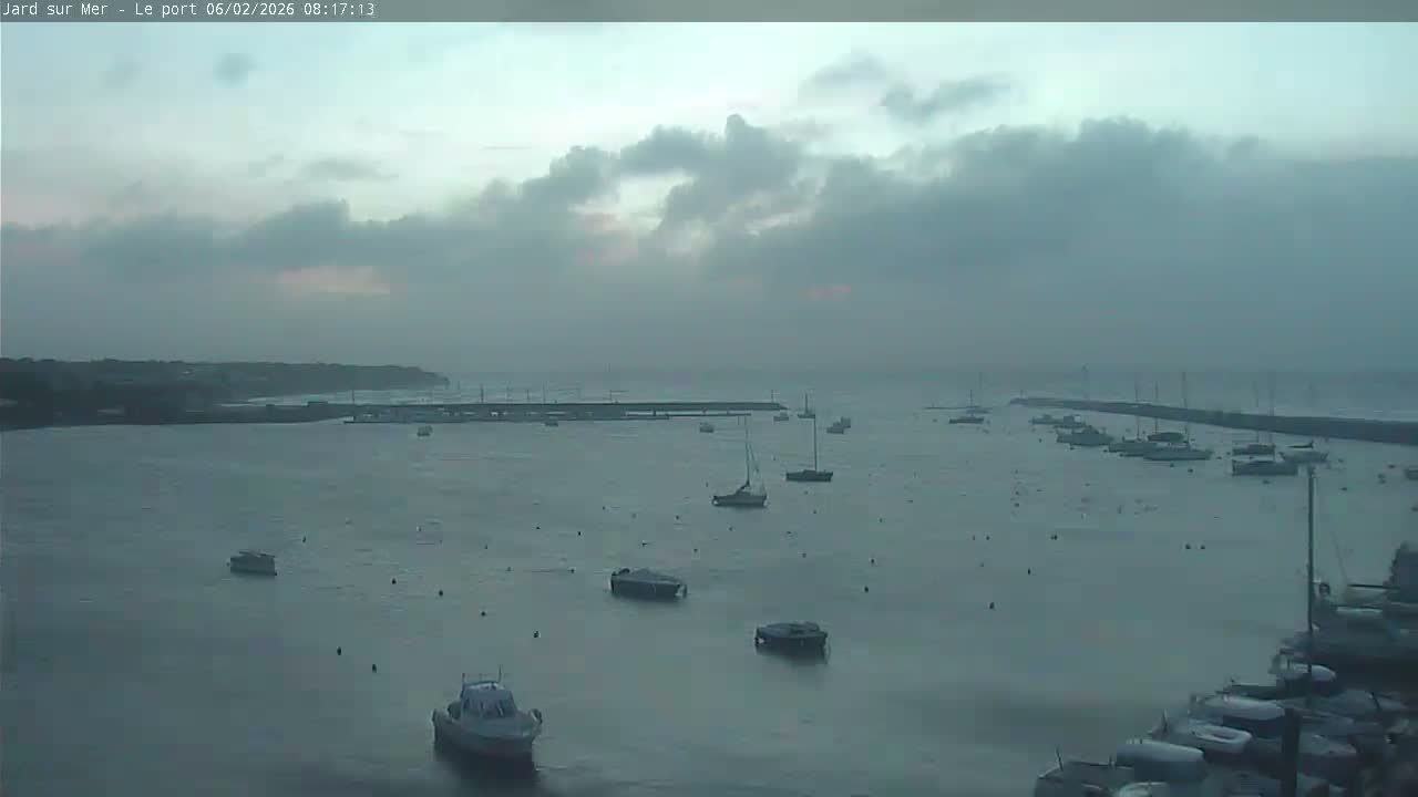Port of Jard sur Mer & Marine Live Cam - Les Sables-d'Olonne, Vendée, Pays de la Loire, France