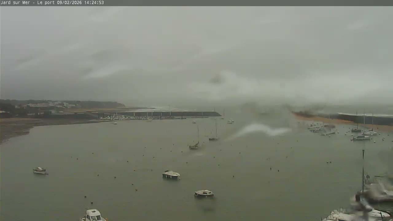 Port of Jard sur Mer & Marine Live Cam - Les Sables-d'Olonne, Vendée, Pays de la Loire, France