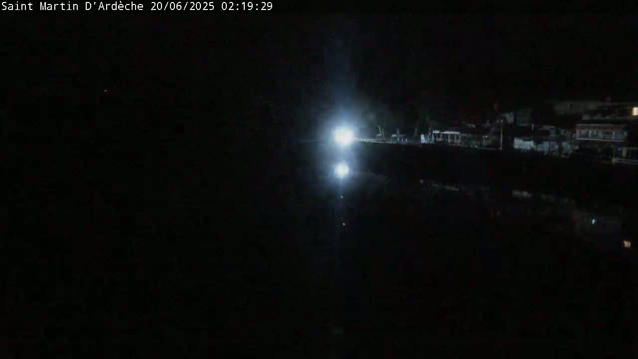 Saint Martin d'Ardèche Village & Ardeche River View Live Cam - Privas, Ardeche, Auvergne-Rhône-Alpes, France