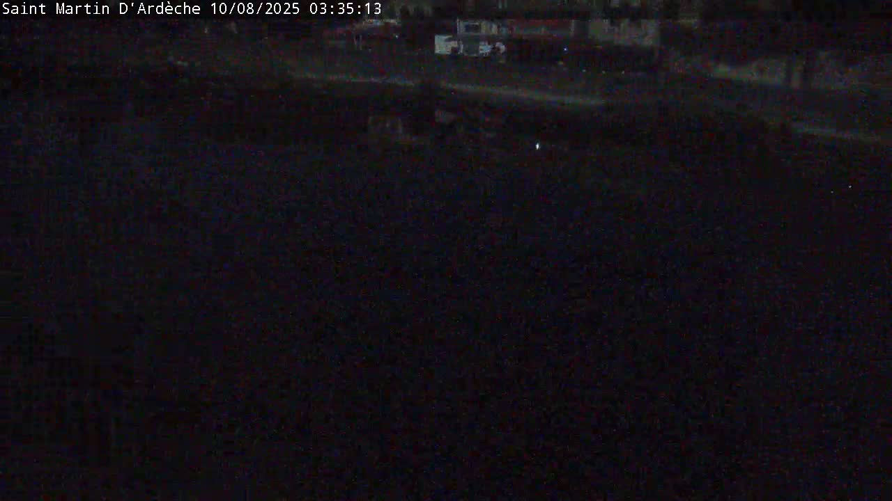 Saint Martin d'Ardèche Village & Ardeche River View Live Cam - Privas, Ardeche, Auvergne-Rhône-Alpes, France