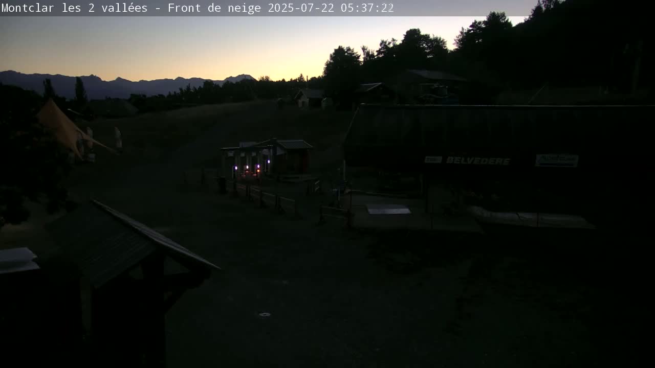 Saint Jaen, Montclar Station les 2 Vallées ( Station the 2 Valleys) & Hotel Area Live Cam - Digne-les-Bains, 	Alpes-de-Haute-Provence, Provence-Alpes-Côte d’Azur, France