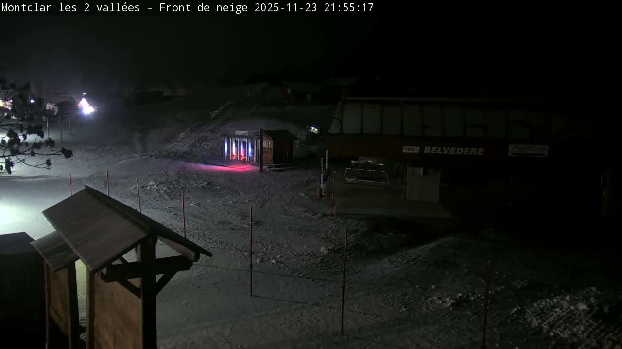 Saint Jaen, Montclar Station les 2 Vallées ( Station the 2 Valleys) & Hotel Area Live Cam - Digne-les-Bains, 	Alpes-de-Haute-Provence, Provence-Alpes-Côte d’Azur, France