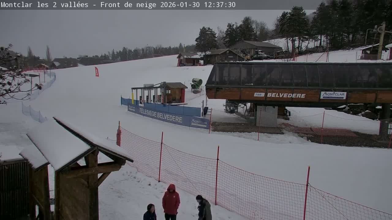 Saint Jaen, Montclar Station les 2 Vallées ( Station the 2 Valleys) & Hotel Area Live Cam - Digne-les-Bains, 	Alpes-de-Haute-Provence, Provence-Alpes-Côte d’Azur, France