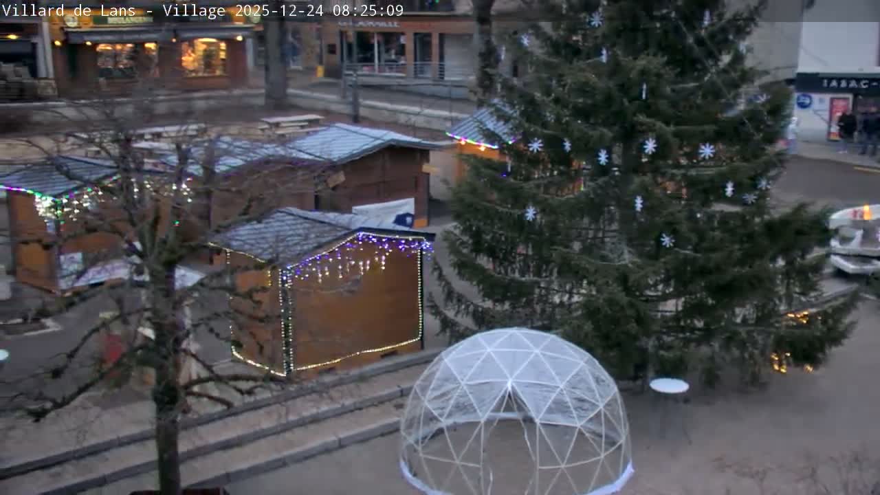 Villard de Lans City Live Cam - Grenoble, Isère, Auvergne-Rhône-Alpes, France