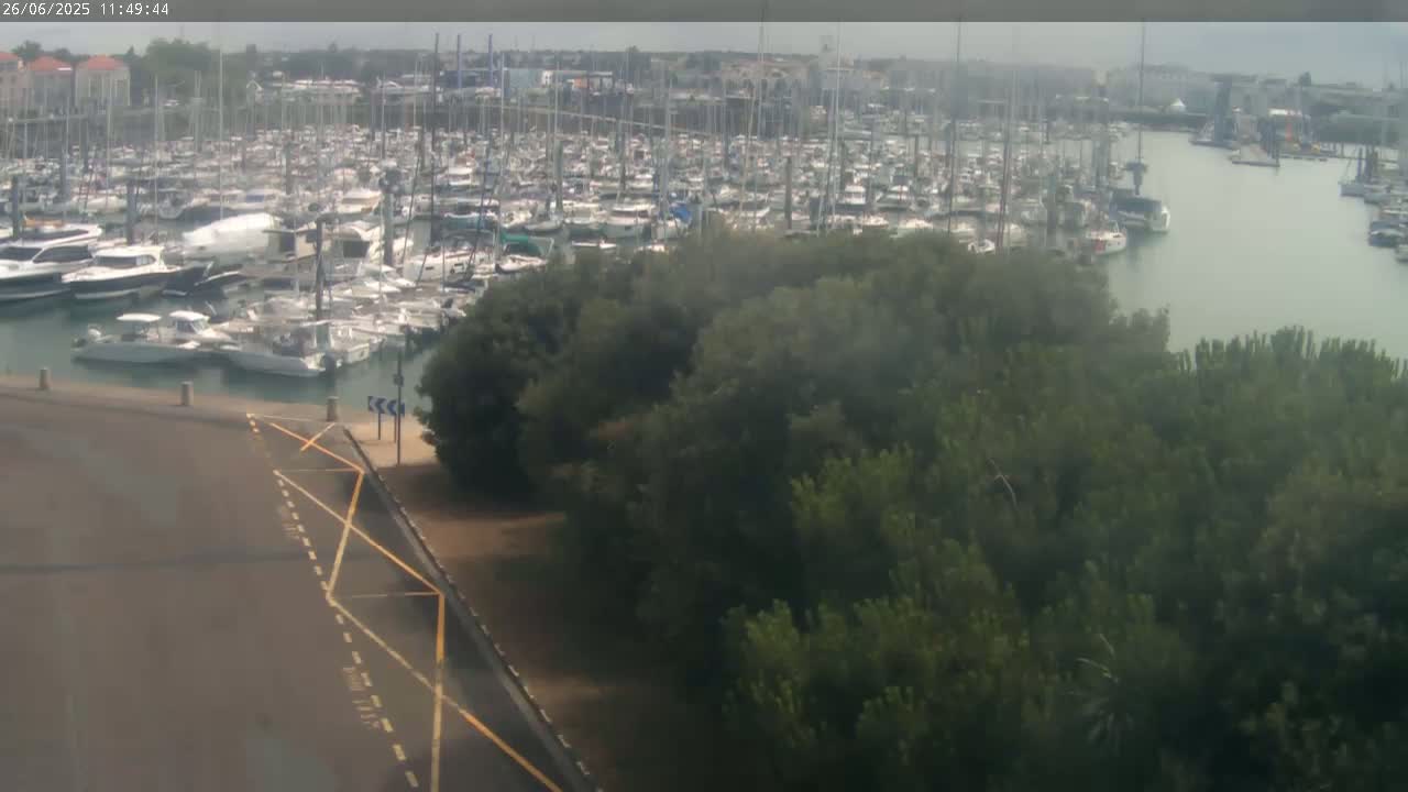 Les Sables-d'Olonne City & Port de Plaisance Olona Port Live Cam - Les Sables-d'Olonne, Vendée, Pays de la Loire, France