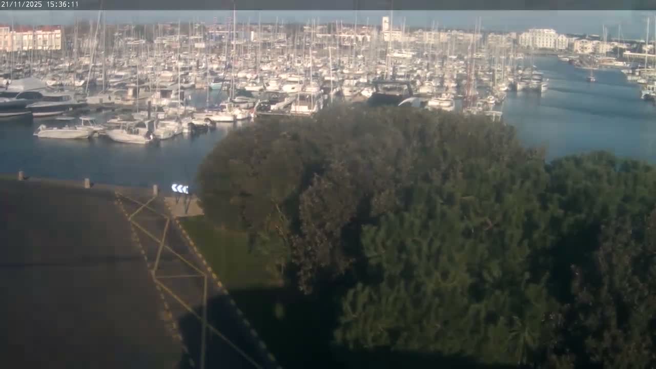 Les Sables-d'Olonne City & Port de Plaisance Olona Port Live Cam - Les Sables-d'Olonne, Vendée, Pays de la Loire, France