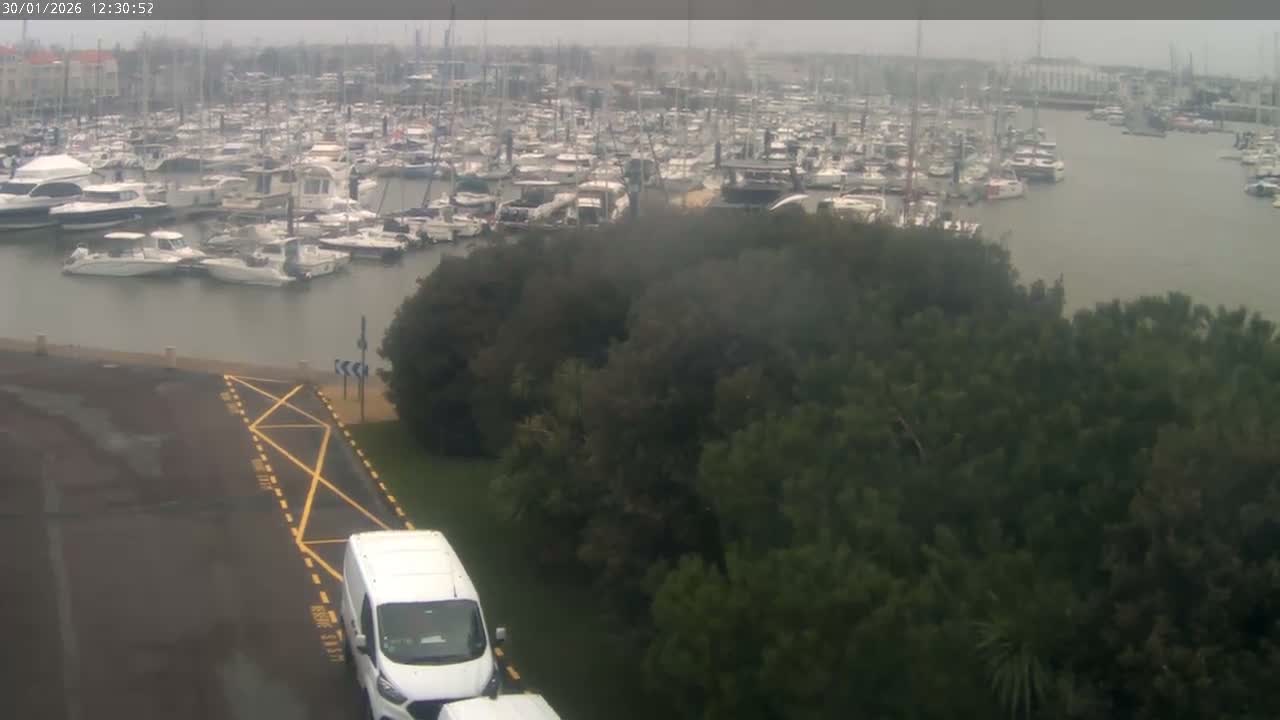 Les Sables-d'Olonne City & Port de Plaisance Olona Port Live Cam - Les Sables-d'Olonne, Vendée, Pays de la Loire, France