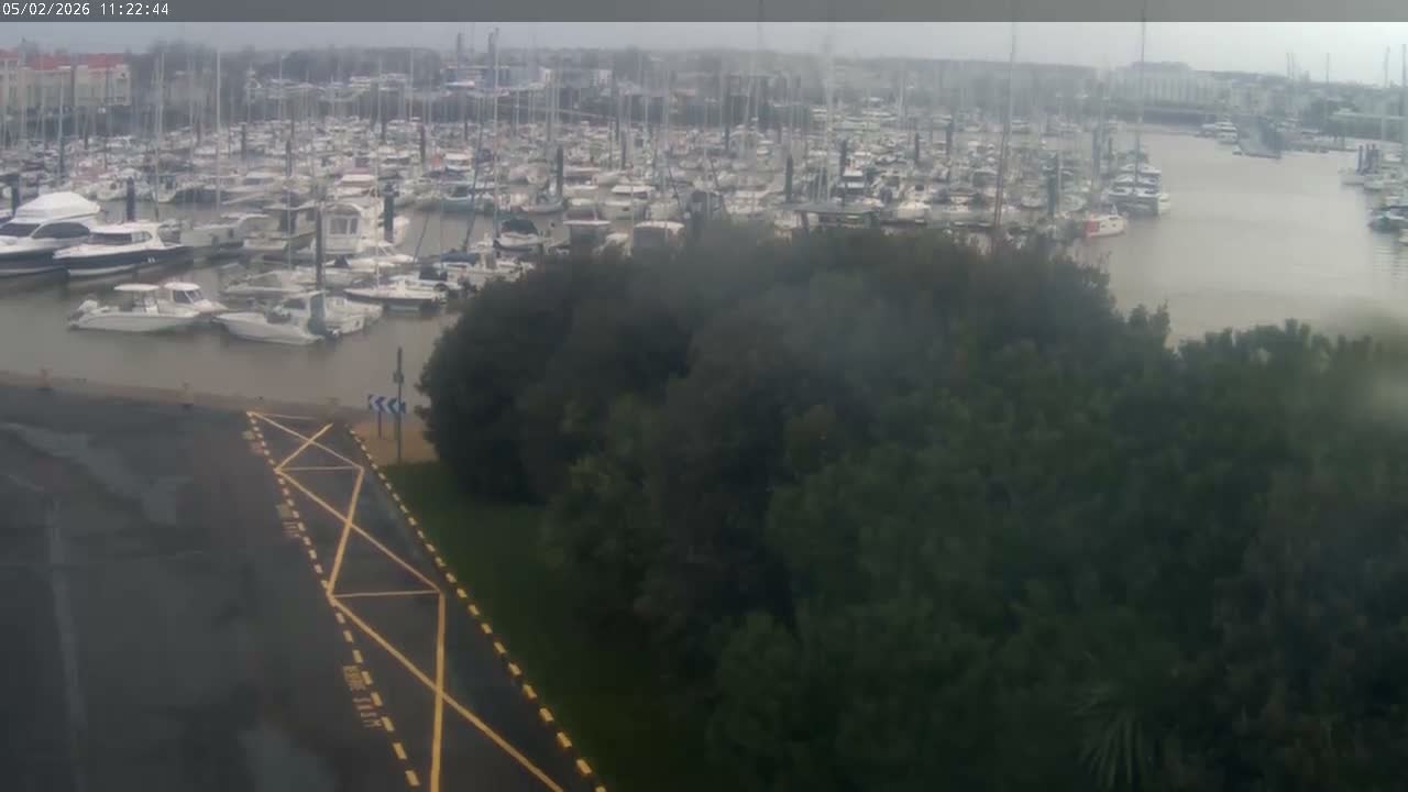Les Sables-d'Olonne City & Port de Plaisance Olona Port Live Cam - Les Sables-d'Olonne, Vendée, Pays de la Loire, France