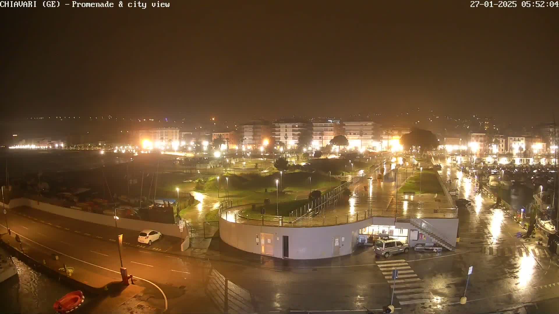 Chiavari Tourist Port Live Cam - Genoa, Liguria, Italy