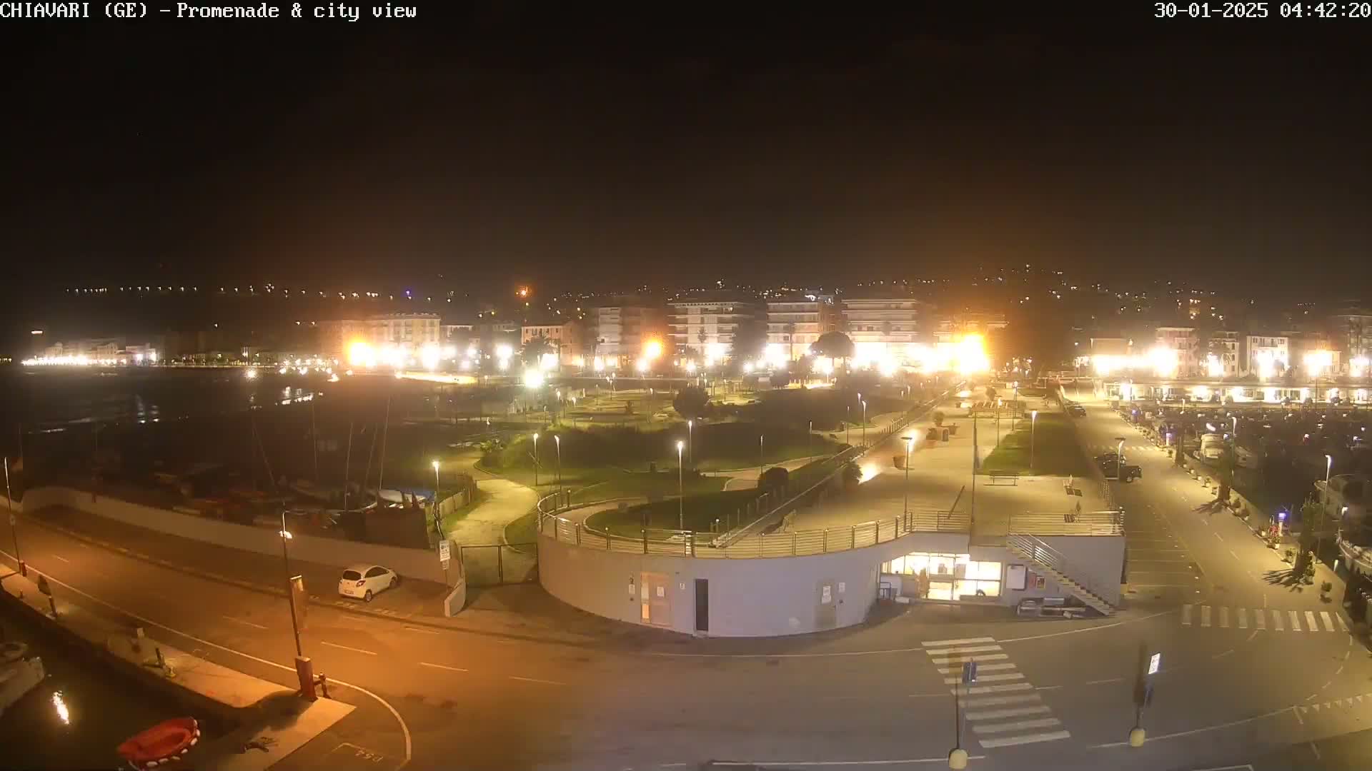 Chiavari Tourist Port Live Cam - Genoa, Liguria, Italy