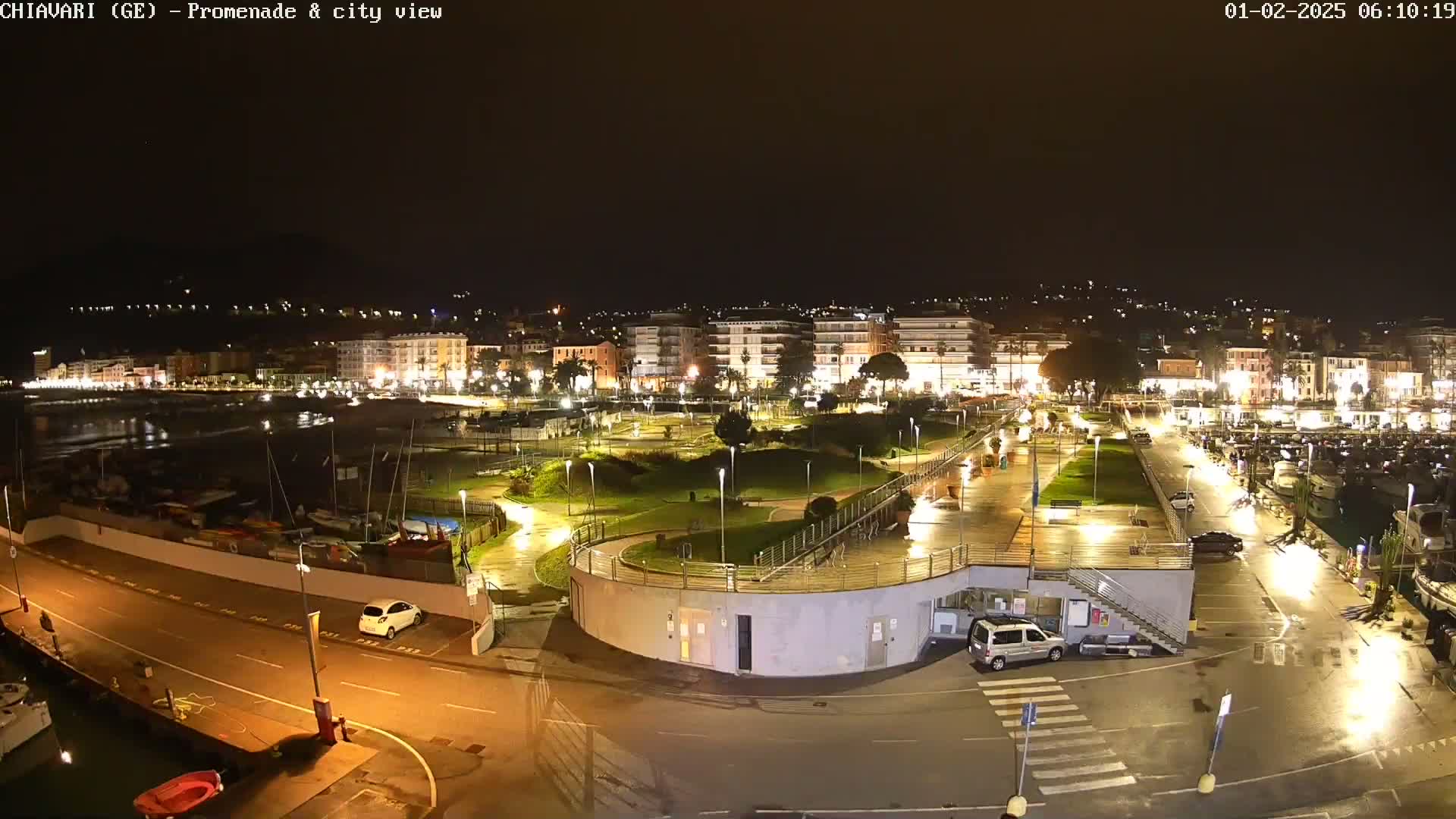 Chiavari Tourist Port Live Cam - Genoa, Liguria, Italy