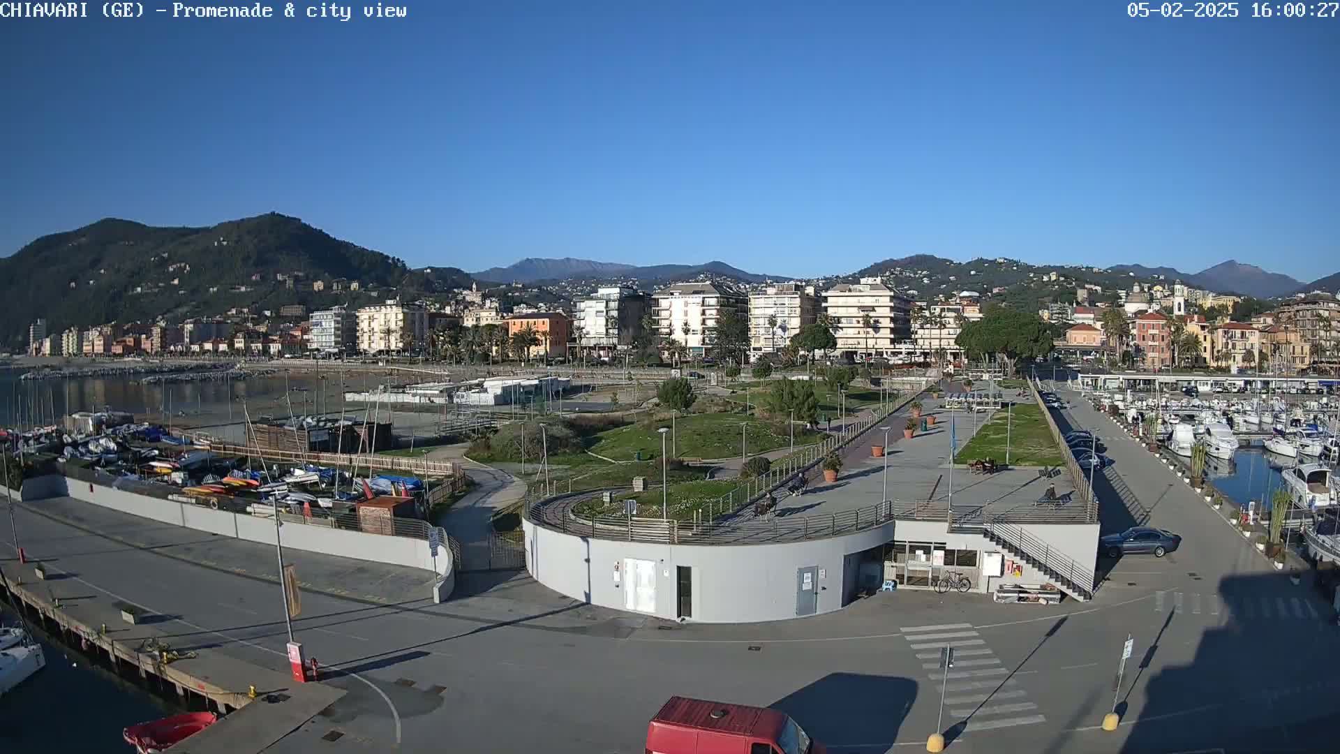 Chiavari Tourist Port Live Cam - Genoa, Liguria, Italy