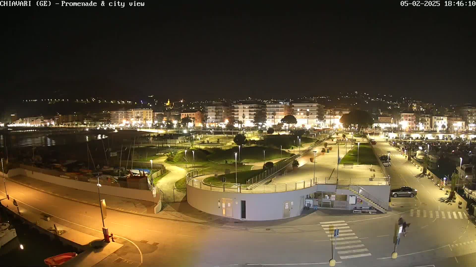 Chiavari Tourist Port Live Cam - Genoa, Liguria, Italy