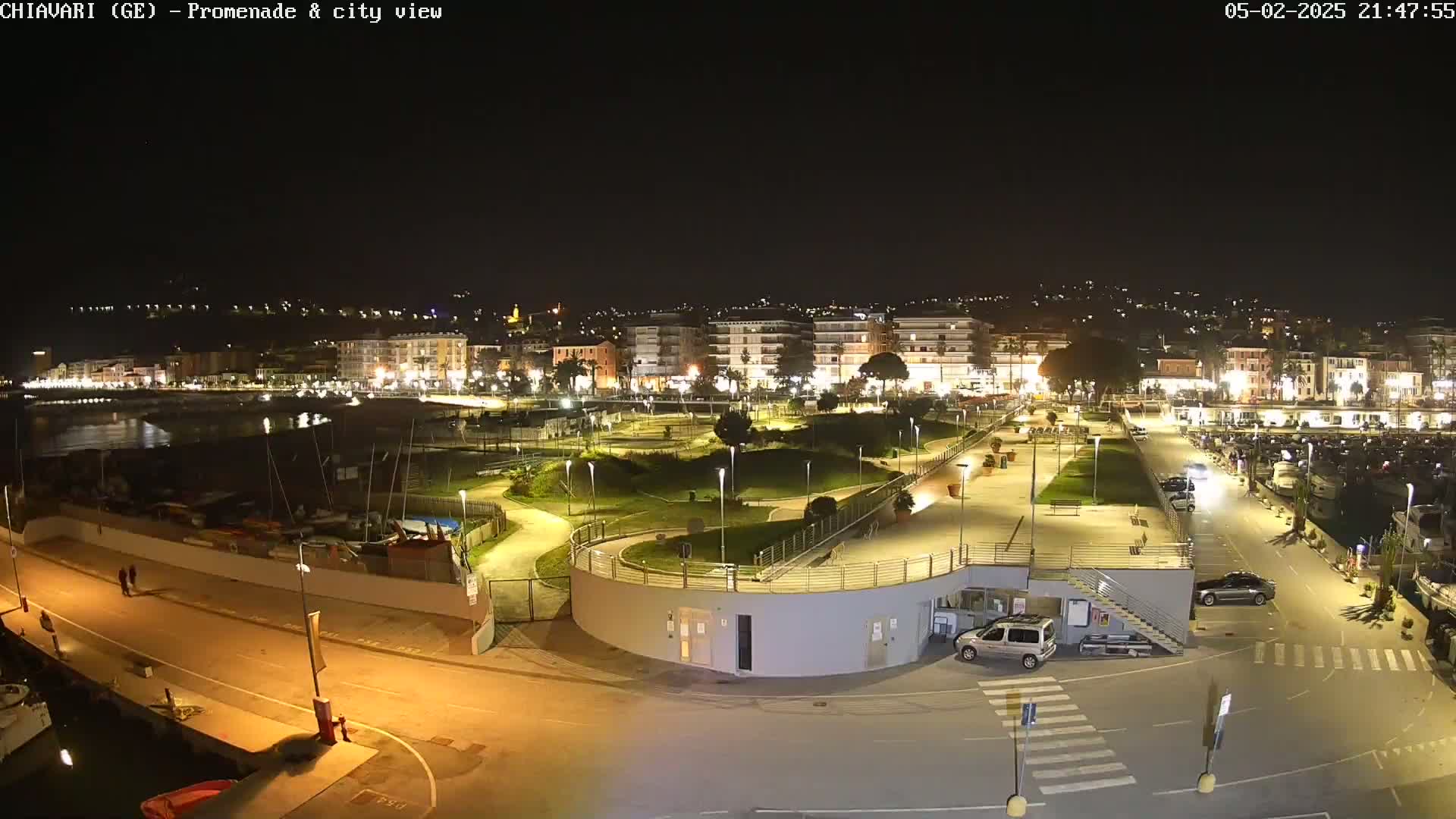 Chiavari Tourist Port Live Cam - Genoa, Liguria, Italy