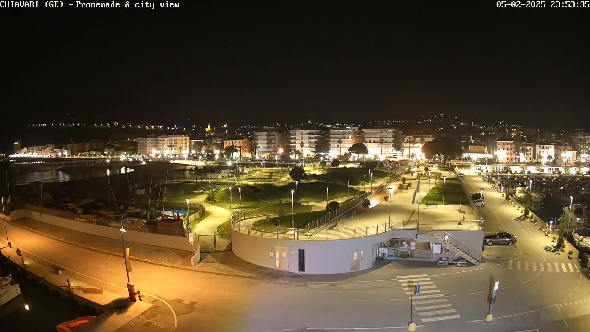 Chiavari Tourist Port Live Cam - Genoa, Liguria, Italy