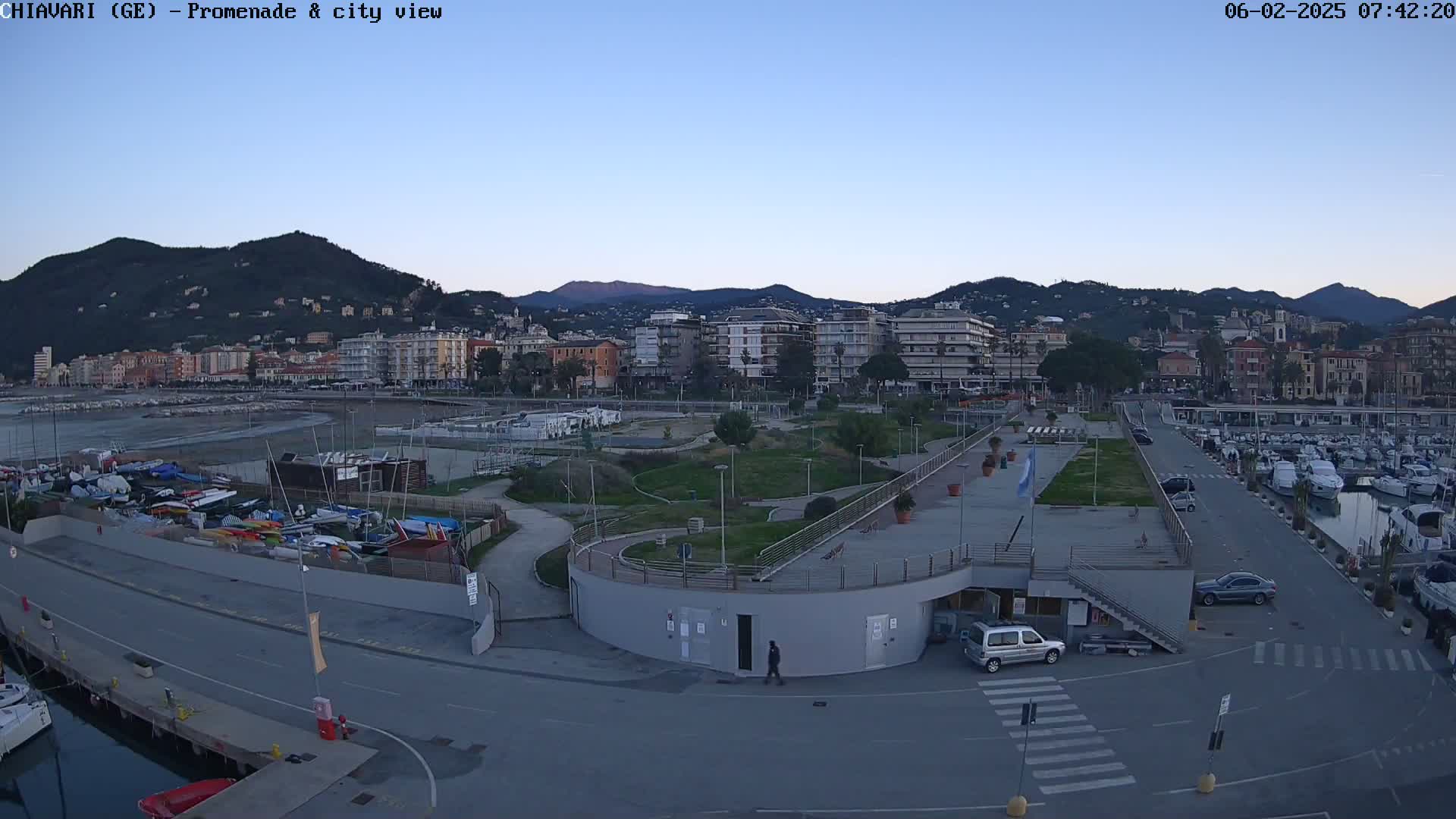 Chiavari Tourist Port Live Cam - Genoa, Liguria, Italy