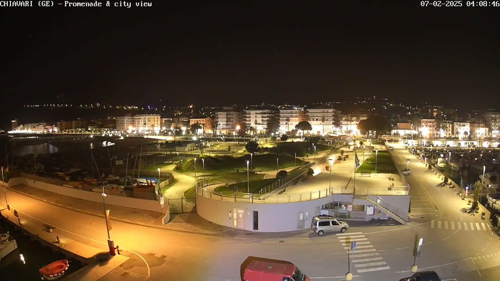 Chiavari Tourist Port Live Cam - Genoa, Liguria, Italy