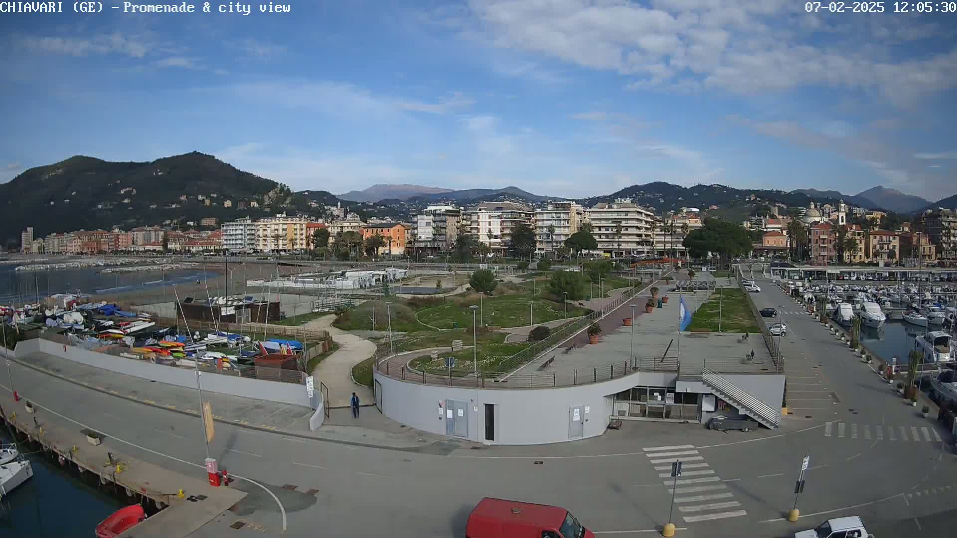 Chiavari Tourist Port Live Cam - Genoa, Liguria, Italy